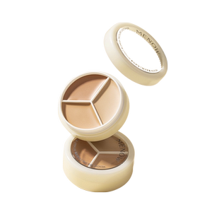 MENOW美诺三色遮瑕膏正品遮盖纹身斑点痘印脸部修容黑眼圈遮暇盘