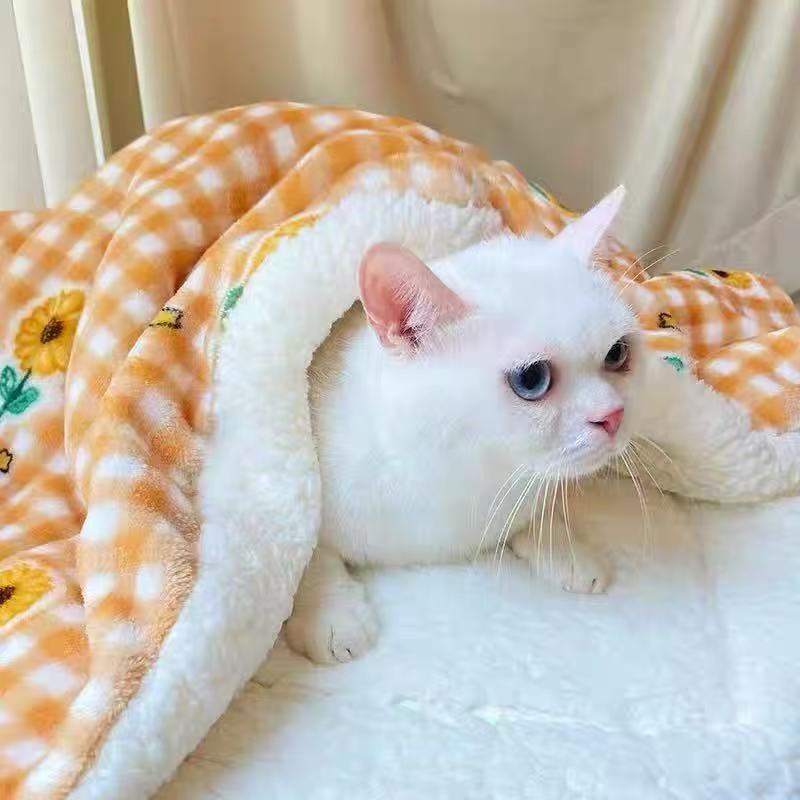 猫咪专用冬日保暖猫毯踩奶垫
