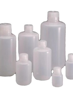 Nalgene Boston 圆形窄口 LDPE 带盖瓶 散装 312003-0002