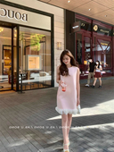 粉色小香风连衣裙端庄大气高级感气质清冷名媛风背心裙轻奢小礼裙