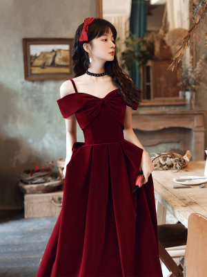 敬酒服新娘小个子订婚礼服高级感