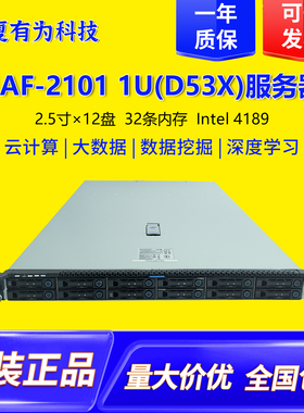 NAF-2101 1U机架式服务器12盘位32内存插槽双路至强cpu准系统D53X