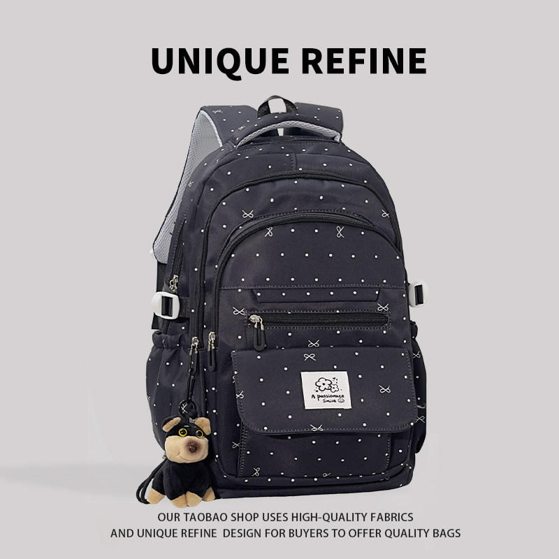 0111#新品 背包双肩女2026新款初中生高中生学院风双肩包上课书包