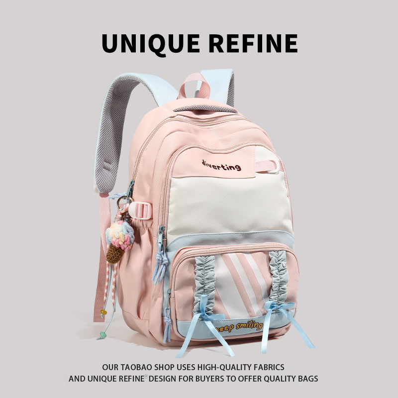 双肩包女小清新小学初中生背包