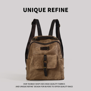 户外休闲女士旅行包 双肩包女高颜值纯色小背包2025新款 0929 新品