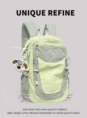 大容量登山包女2025新款*设计感双肩包轻便旅游书包INS风旅行背包