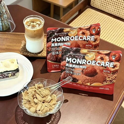 Monroecare真果肉酸梅粉酸甜解腻可口冲泡烤肉火锅搭配即食夏季饮