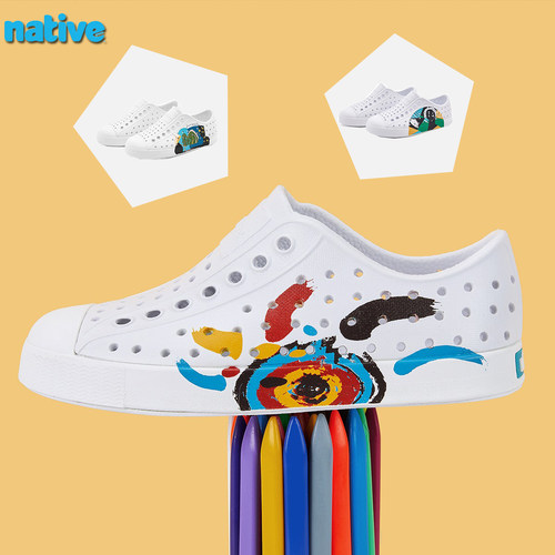 native童鞋时尚包头夏季洞洞鞋