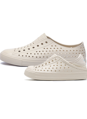 正品native洞洞鞋亲子鞋可踩后跟海藻时尚沙滩鞋两穿休闲包头凉鞋