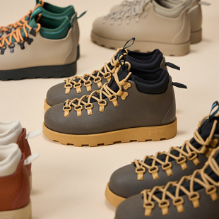 厚底欧包靴 高帮鞋 native马丁靴 Fitzsimmons两穿3.0防水保暖工装