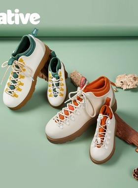 native亲子Fitzsimmons 3.0马丁靴撞色加绒保暖防水工装高帮鞋靴