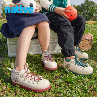 2024冬季 多穿靴子 上新native儿童马丁靴 Fitzsimmons3.0升级一鞋