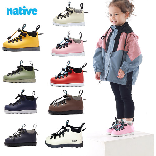 native时尚高帮鞋防水保暖马丁靴