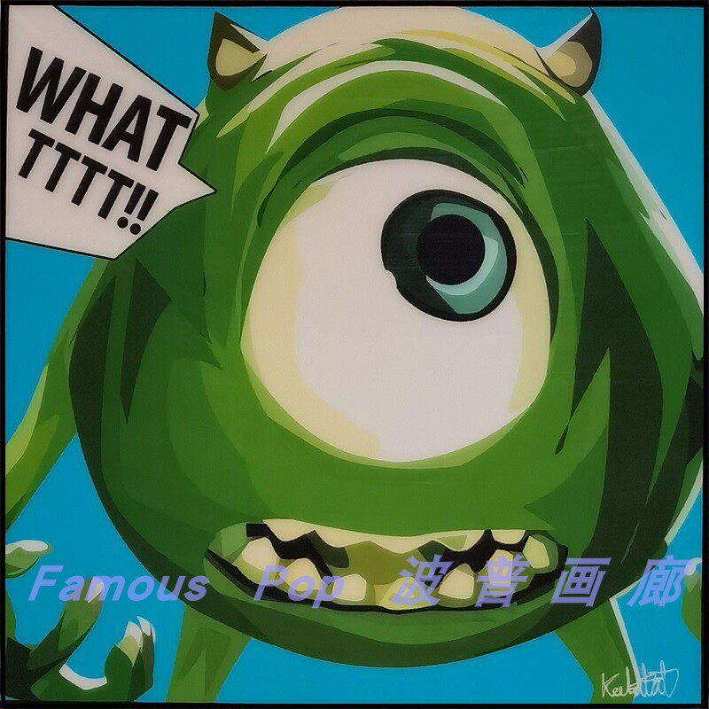 沃佐斯基挂画绿色独眼怪玩具总动员