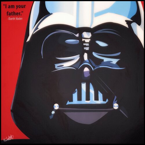 星球大战黑武士DarthVader挂画