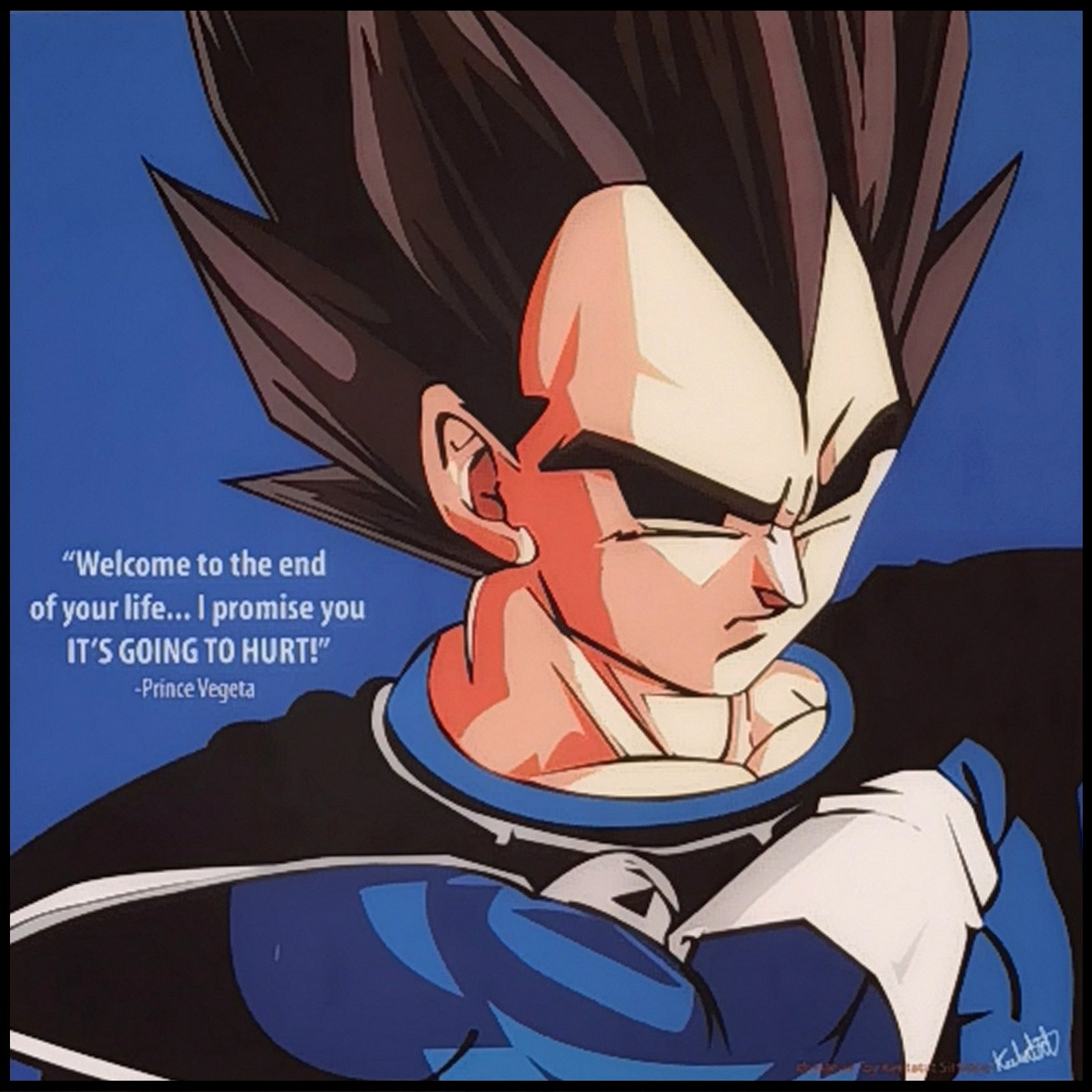 赛亚人贝吉塔PrinceVegeta挂画