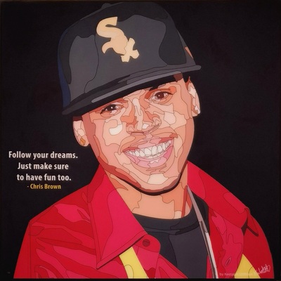 喜碧Chrisbrown克里斯布朗挂画