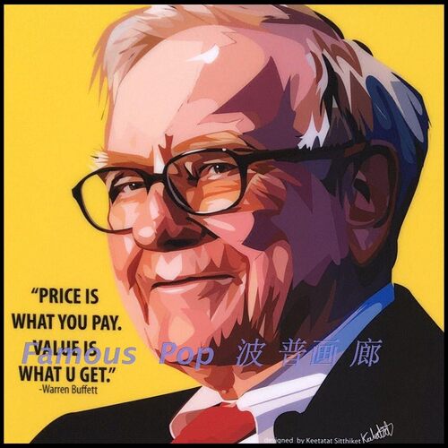 52*52巴菲特泰国原装正版挂画