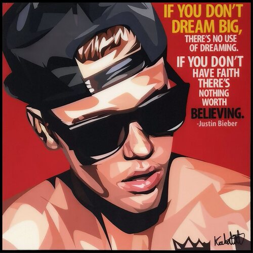 biebs小贾斯汀.比伯挂画