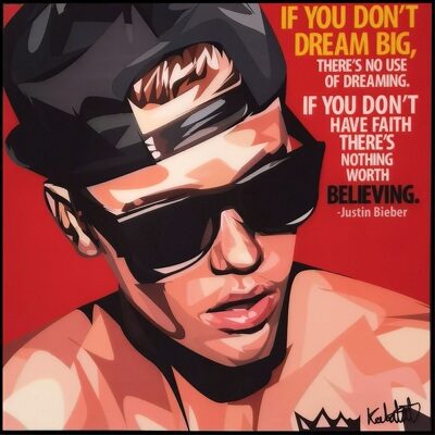 biebs小贾斯汀.比伯挂画