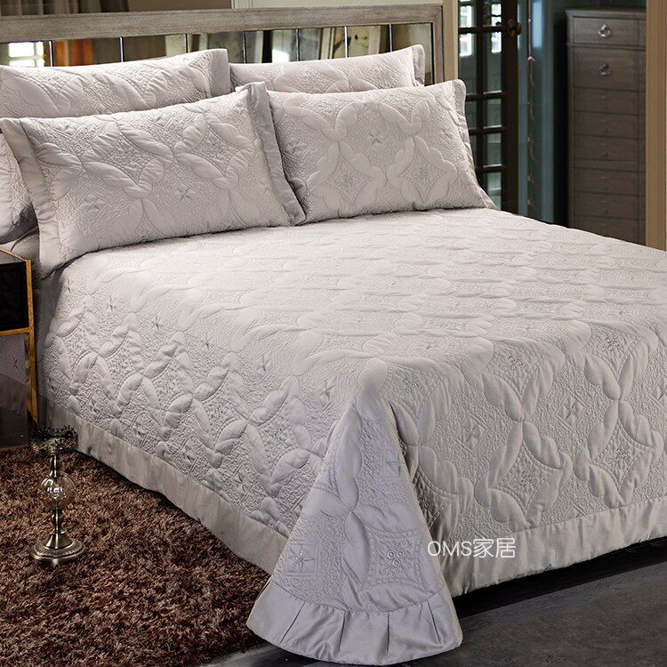 80S支长绒棉绗缝三件套纯棉床盖四件套欧式衍缝夹棉床单防滑床罩|ruв категории постельные принадлежности, кровать новобрачных/четыре члена рукав/Несколько членов рукав - от Buy2taobao.com для оказания профессиональной услуги покупки агента Taobao