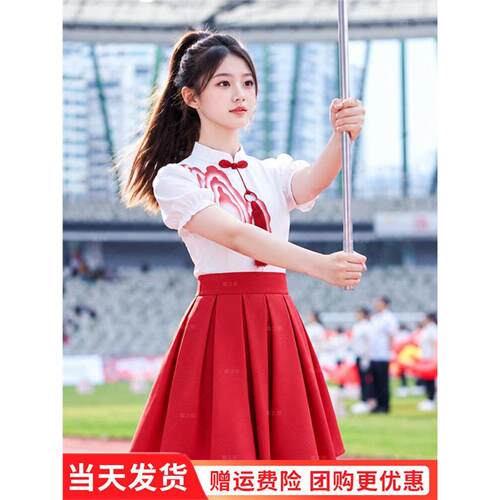 运动会初高中小学生举牌礼服装开幕式入场引导员打牌合唱朗诵主持