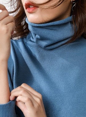 S【第二件0元】针织衫毛衣圆领套头短款大码宽松百搭打底针织