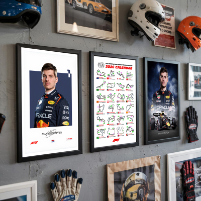 2026F1方程式赛车赛历挂画装饰画跑车墙画电竞酒店男孩房卧室壁画