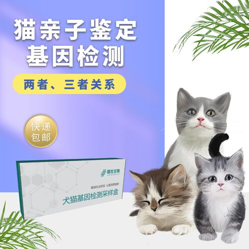 宠物基因检测 猫亲子鉴定检测  两只亲子鉴定 两者关系