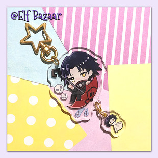 #现货#全职猎人飞坦雨伞&晴天娃娃亚克力挂件同人周边