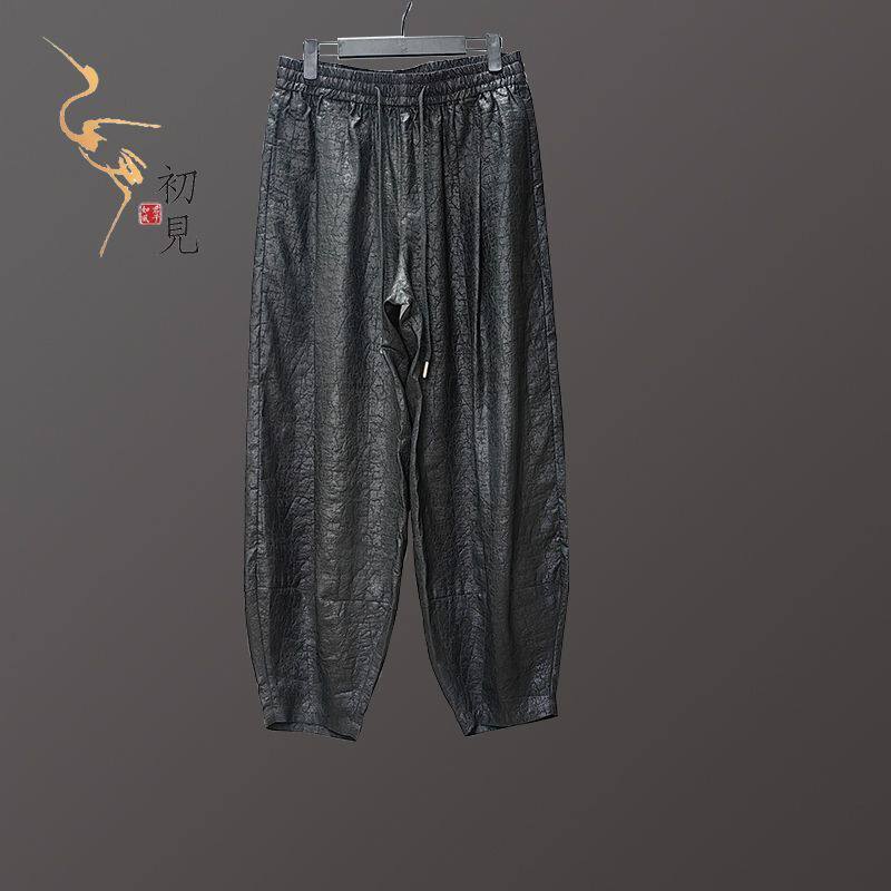 非遗香云纱国潮休闲夏季