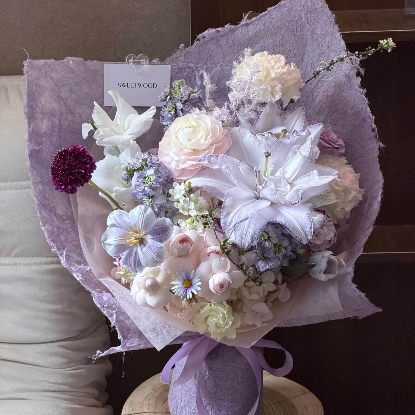 北京鲜花同城配送重瓣百合杭州南京无锡宁波合肥温州生日乔迁开业