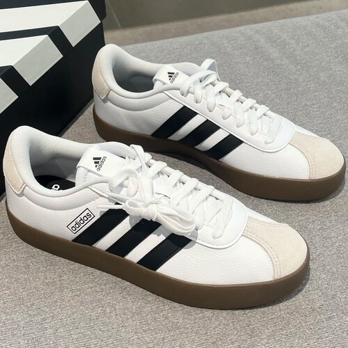 adidas阿迪达斯男子VL COURT 3.0复古德训鞋低帮板鞋休闲鞋ID6285