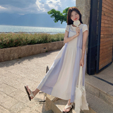 现货白色T恤＋撞色连衣裙套装2C198-6058-P145-K218，女装连衣裙，2C198