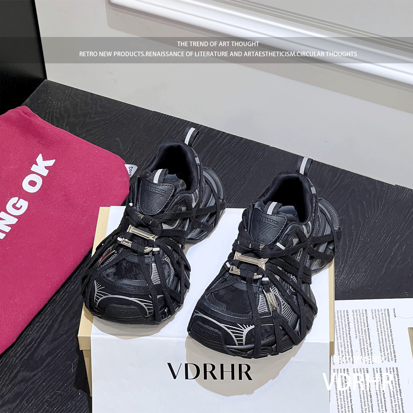 欧货巴黎老爹鞋女加绒厚底复古交叉绑带重工2026春季新款休闲鞋女,女鞋,老爹鞋,淘宝优惠券,粉丝福利购,淘宝优惠卷