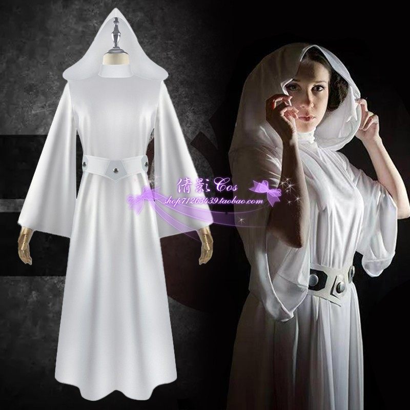 星球大战cosplay表演服装莉亚