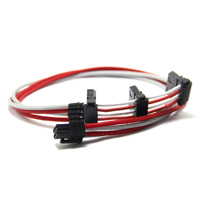 海韵X系列大4pin转sata一拖三供电线一拖三模组大D口转硬盘供电线