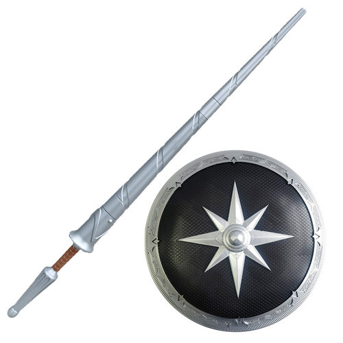 兵器堂吉诃德长矛盾牌中世纪欧洲罗马刀剑武器道具可拿大号表演男