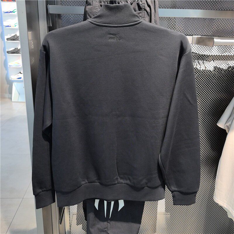 Z安踏运动外套男士2025秋季新款开衫卫衣立领上衣休闲152538704