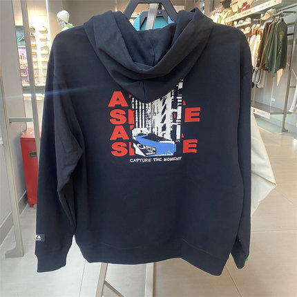 男帽衫连帽王一博针织安踏同款宽松卫衣152418716D潮流运动】【