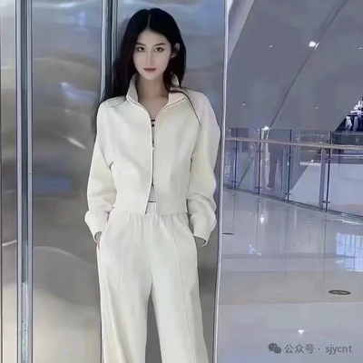 春秋款立领拉链运动休闲卫衣外套