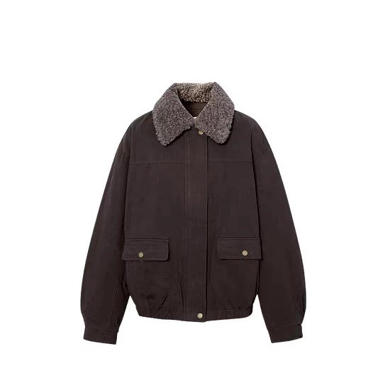 翻领工装风休闲百搭加厚羽绒服