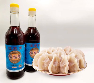 山东阳信特产恒庆堂鸭梨醋饺子醋500ml瓶装酿造食醋破损包赔包邮