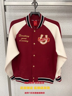 安踏男外套好事发生2026春款红色男棒球服夹克美式外套152618709N