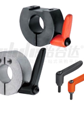 开口侧面安装手柄铝制FBL固定环限位环轴用档圈定位SCJKJL/SCDKJL