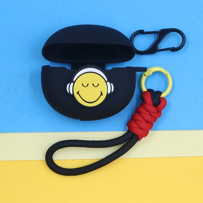 适用OPPO Enco air2/3/4pro蓝牙耳机保护套air3i/4i/R3可爱萌卡通KT猫咖啡猫小新手绳挂饰Clip耳夹硅胶软壳