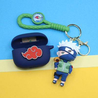 适用荣耀Earbuds X3i蓝牙耳机保护套3PRO可爱动漫卡通火影忍者卡卡西佐助鸣人鼬手办挂饰件X2SE防摔硅胶软壳