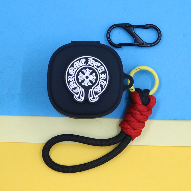 适用铁三角ATH-SQ1TW 2小方糖1/2代蓝牙耳机保护套潮酷个性创意简约黑白风格手绳挂饰连体硅胶软壳