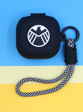 适用JBL COMPACT小精灵蓝牙耳机保护套WAVE FLEX 2 T280 TWS X3X2蓝牙耳机保护套个性黑色潮酷手绳挂饰硅胶壳