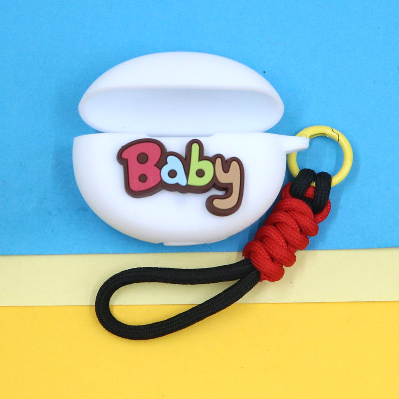 适用VIVO TWS 5 hifi蓝牙耳机保护套4/Air3pro/3i/a3/A4/iQOO TWS2/1e/1i可爱个性创意立体英文连体硅胶软壳,3C数码配件,耳机保护套,淘宝优惠券,粉丝福利购,淘宝优惠卷